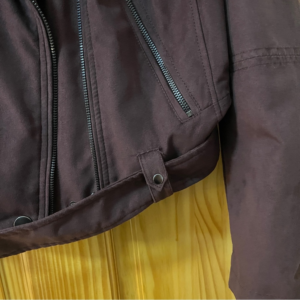 American Rag Purple Suede Jacket - Picture 6 of 8
